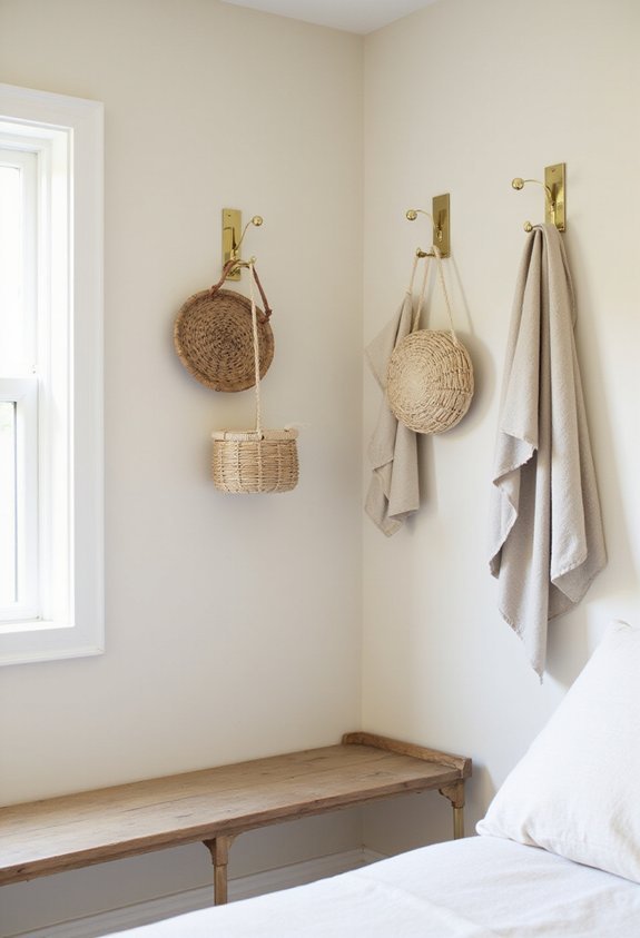 balanced versatile wall mounted hooks