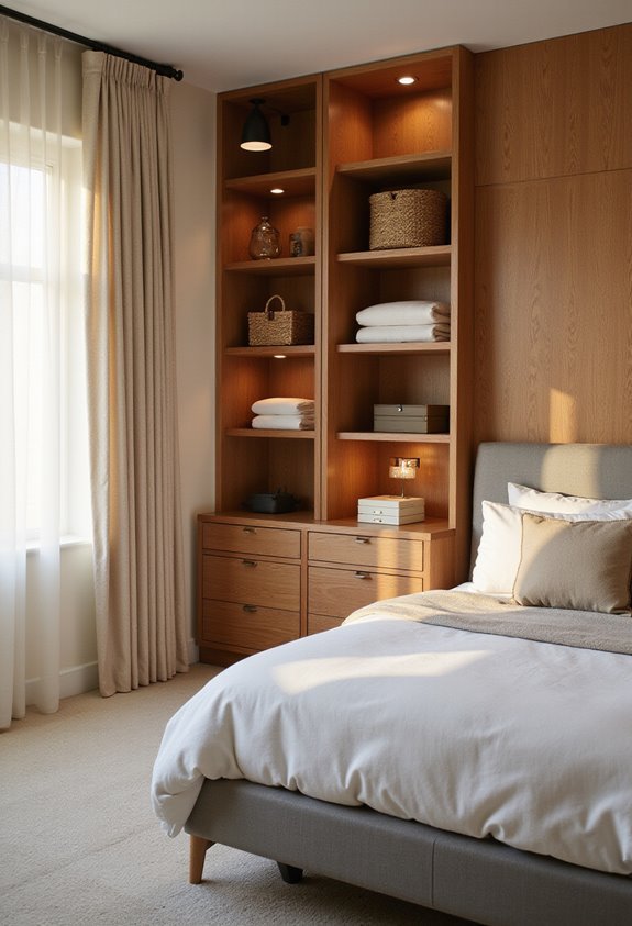 beautiful bedroom storage solutions