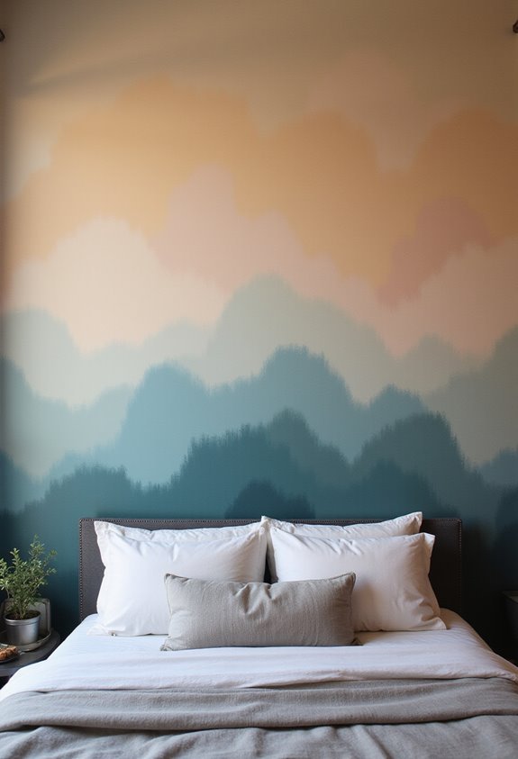 bedroom wall artistic personalized transformation