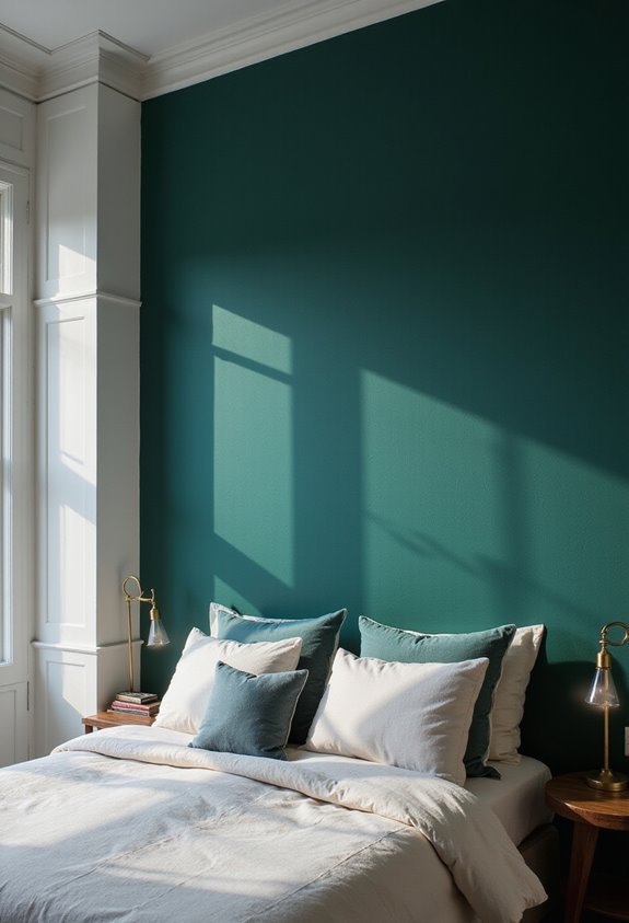 bold accent wall drama