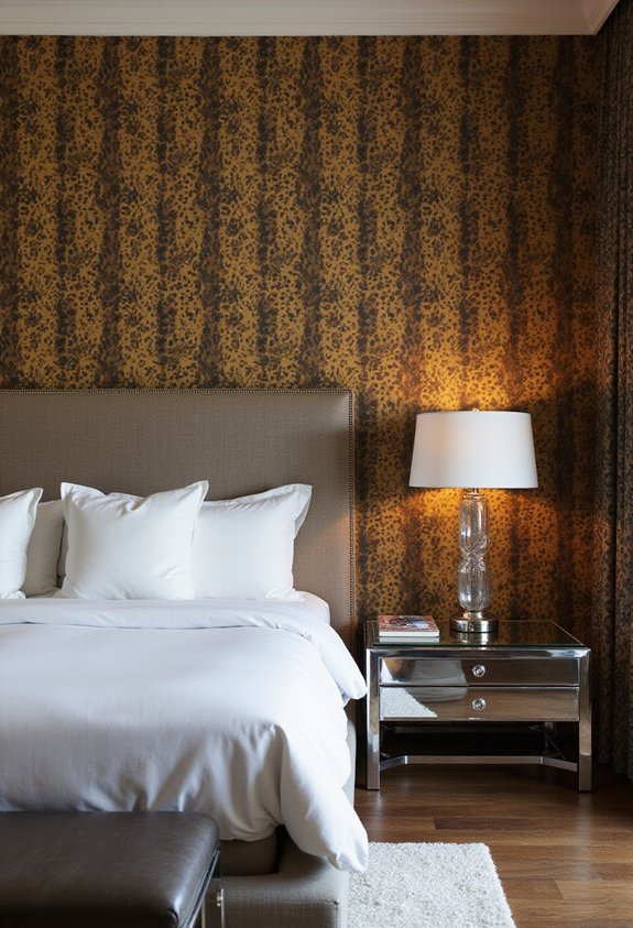 bold bedroom accent wall