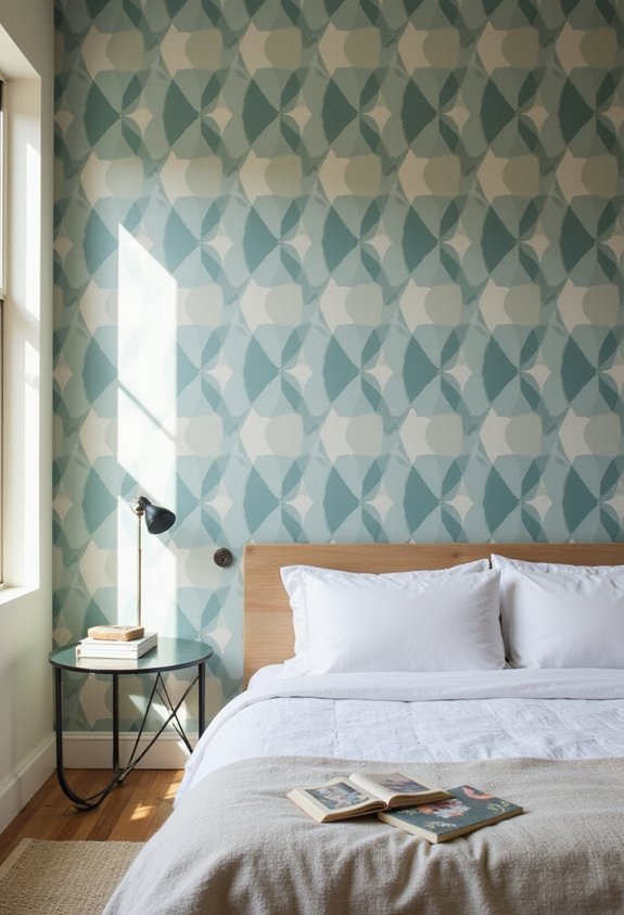 bold dimensional geometric wallpaper
