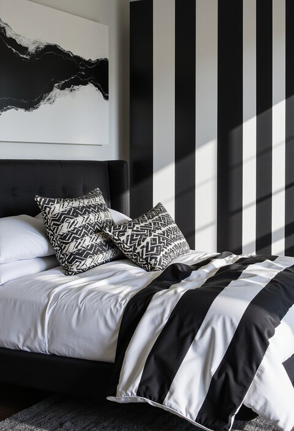 bold dramatic high contrast confident