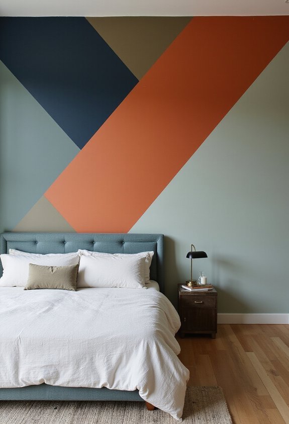 bold geometric paint