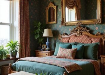 bold maximalist bedroom decor