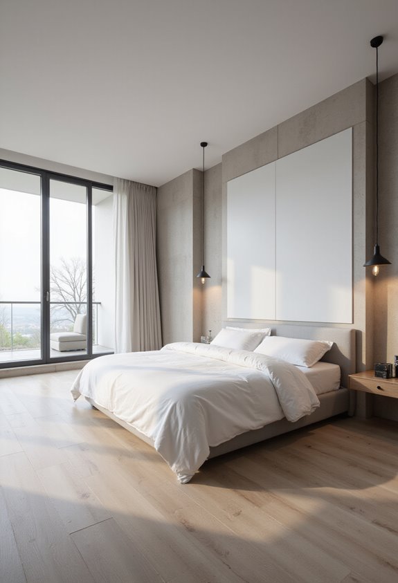 clean minimal serene retreat