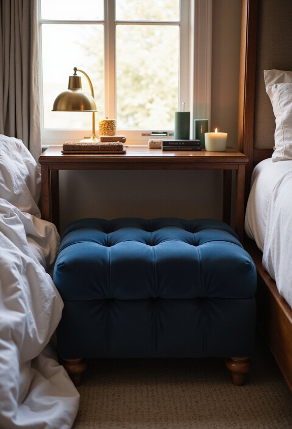 comfy multitasking versatile upholstered side tables