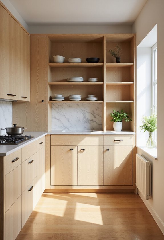 compact kitchens bounce light beautifully