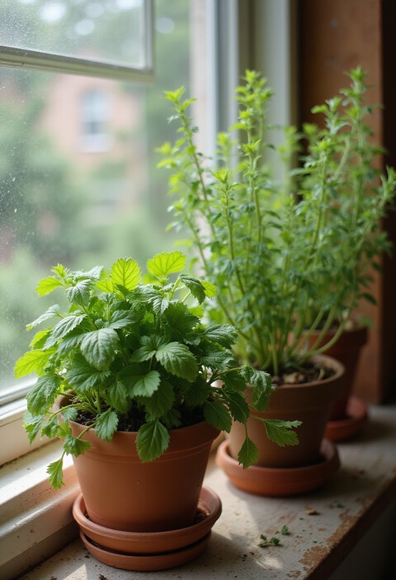 companion planting enhances herb growth