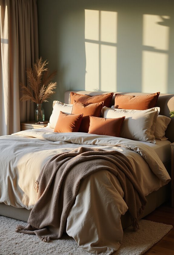 complement contrast and cozy comfort