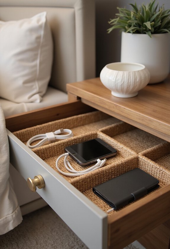 conceal electronic clutter for aesthetic display