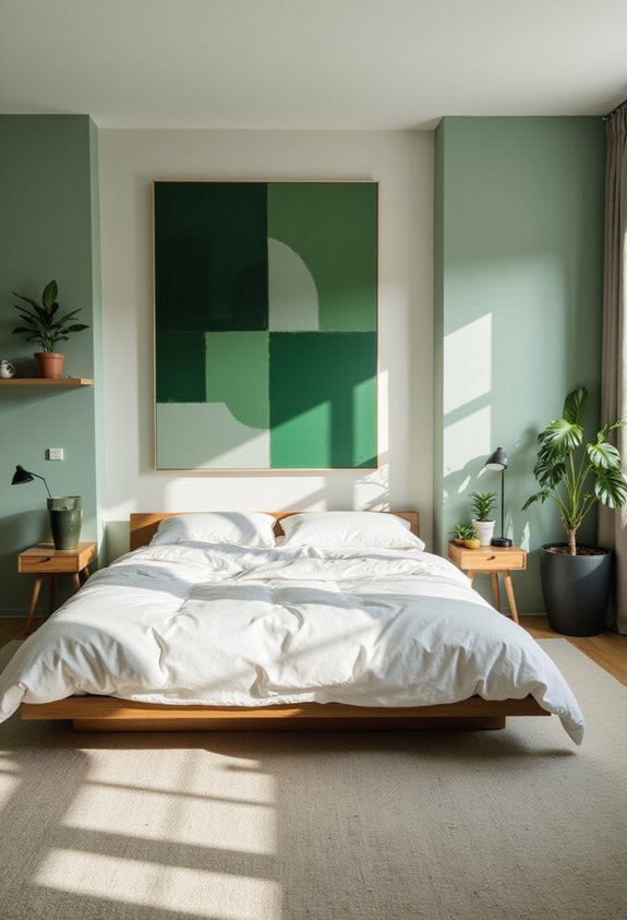 contemporary calming visual interest