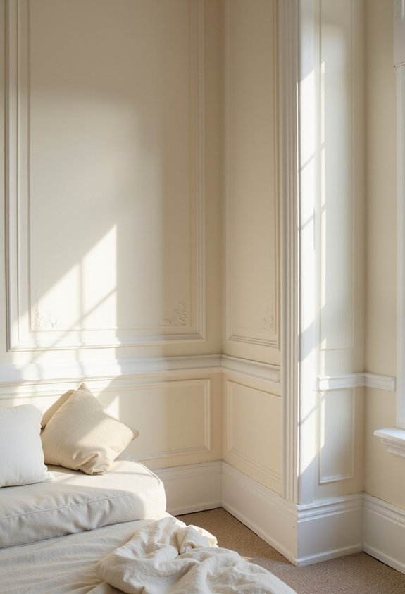 contrasting trim enhances visual interest