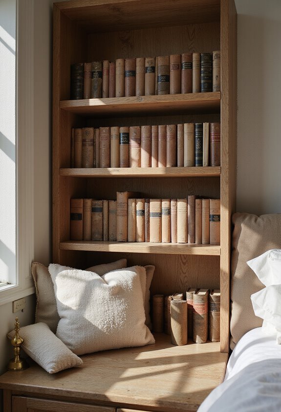 cozy bookshelf reader s paradise