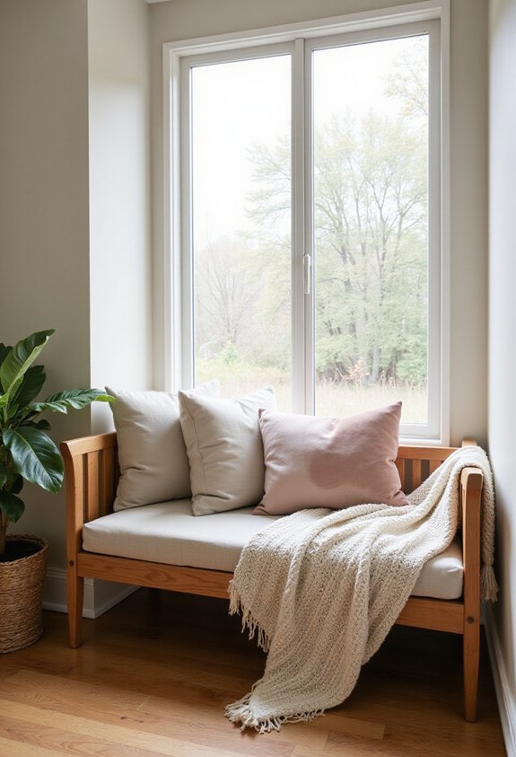 cozy corner bench seating cushions