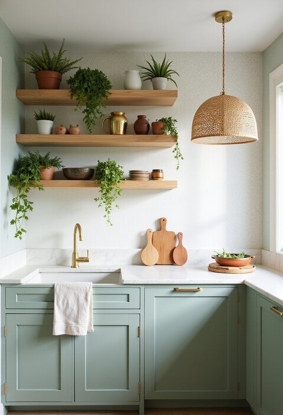 cozy farmhouse kitchen accents