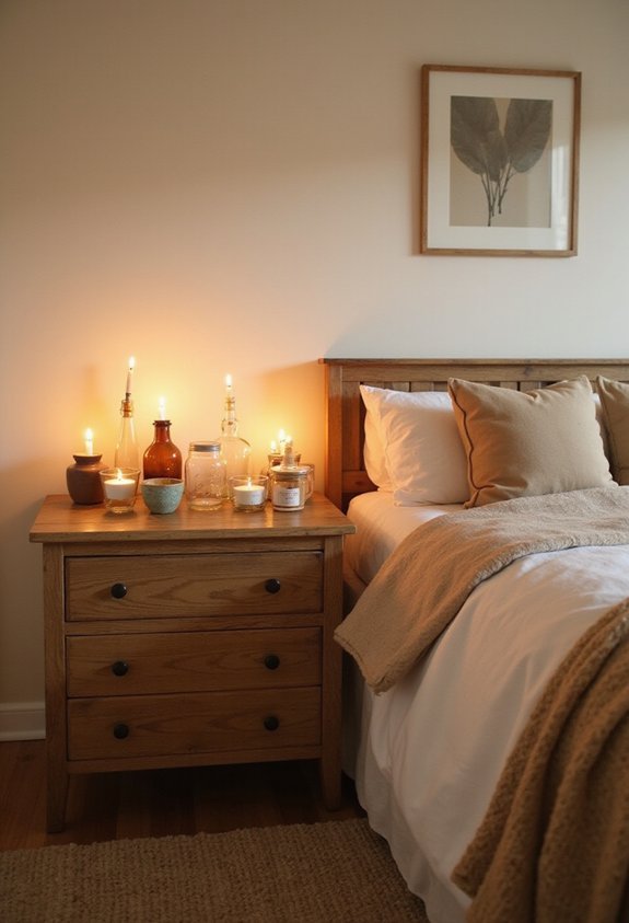 cozy flickering transformative candle ambiance