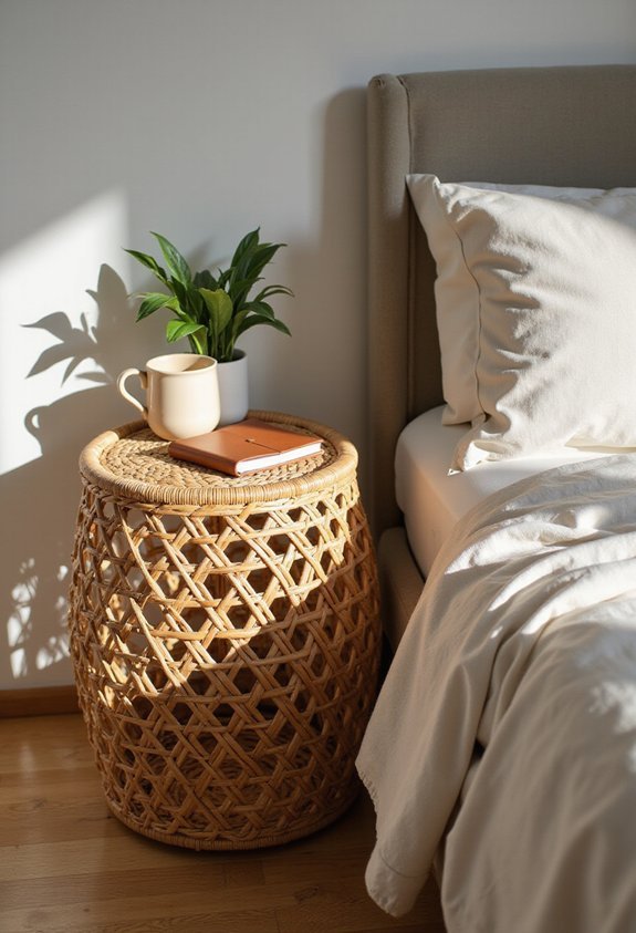 cozy functional affordable versatile side tables