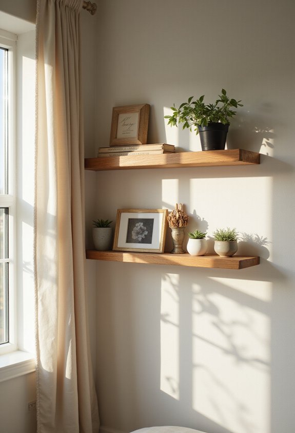 cozy minimalist storage solution