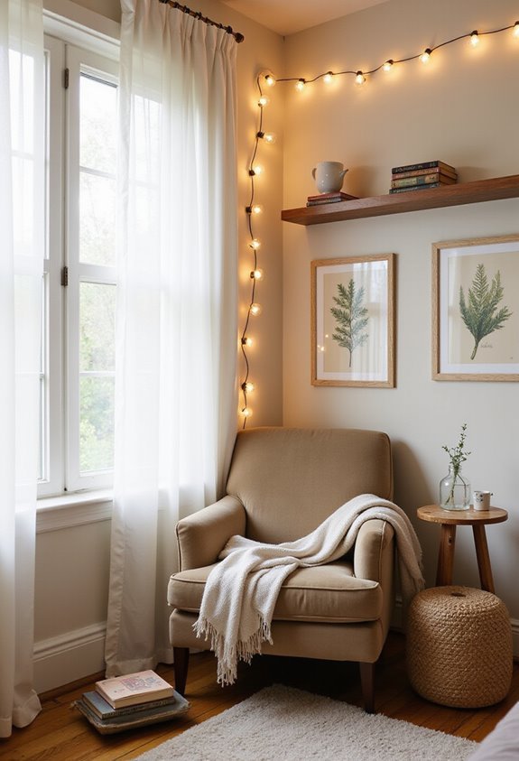 cozy reading escape with comfort