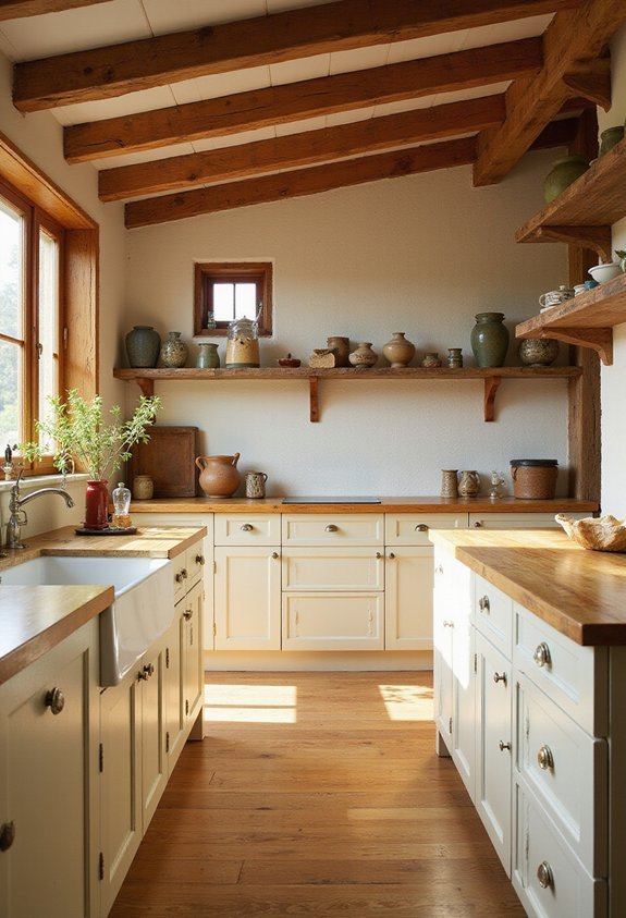 cozy rustic warm layered