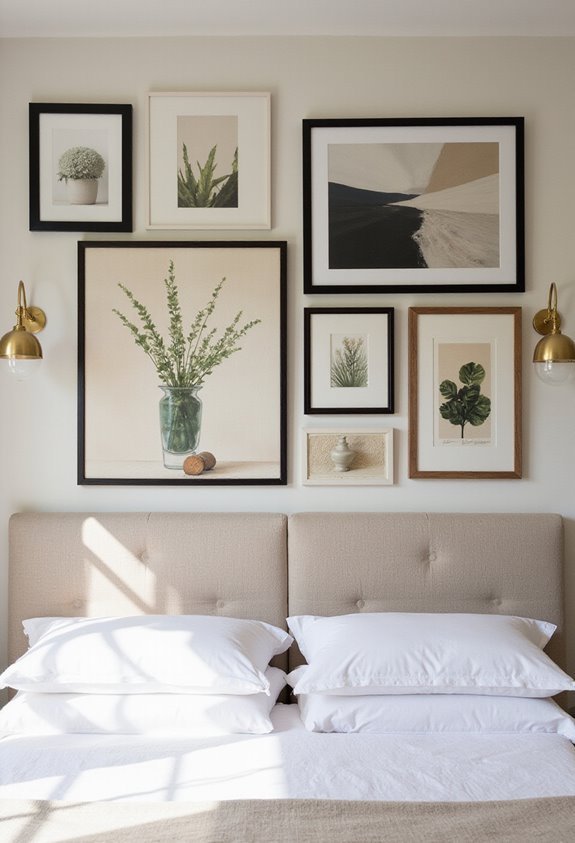 create visually captivating gallery wall