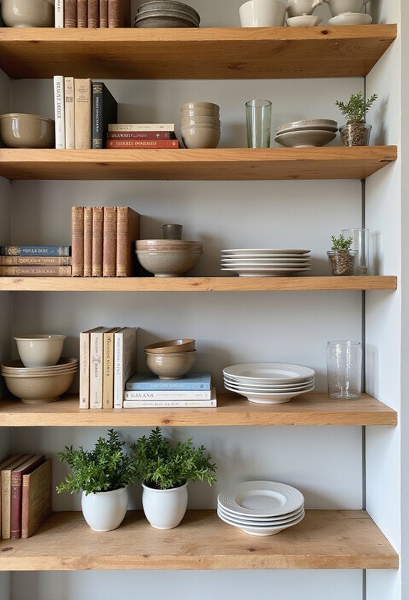 curate kitchen personality with culinary displays