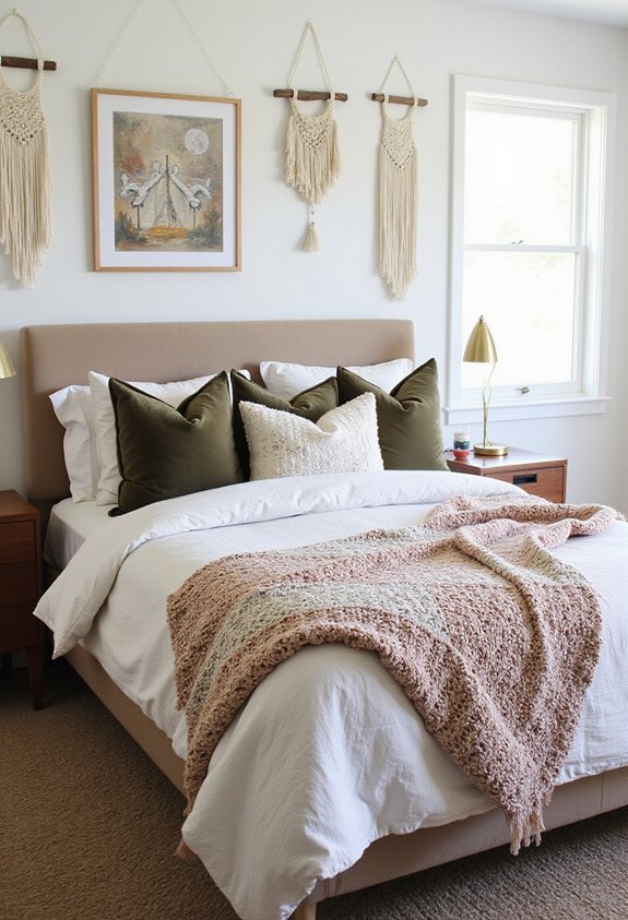 curated texturally layered bedroom aesthetic