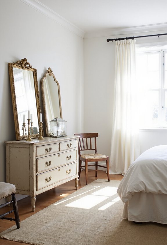 curated vintage bedroom sanctuary