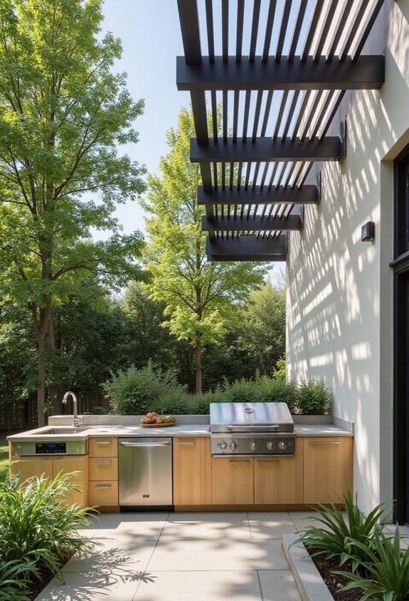 customizable adaptable climate controlled outdoor kitchen
