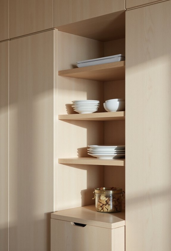 customized wall space storage solution