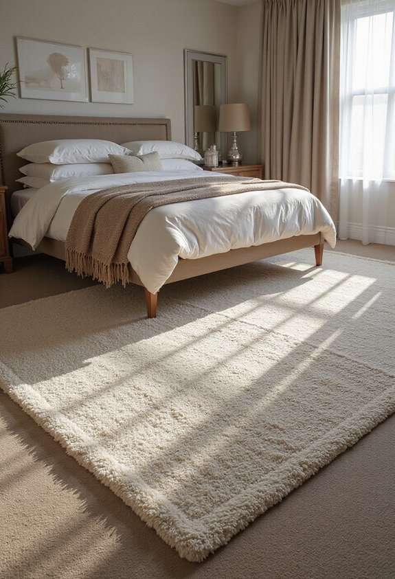 depth through layered rug patterns