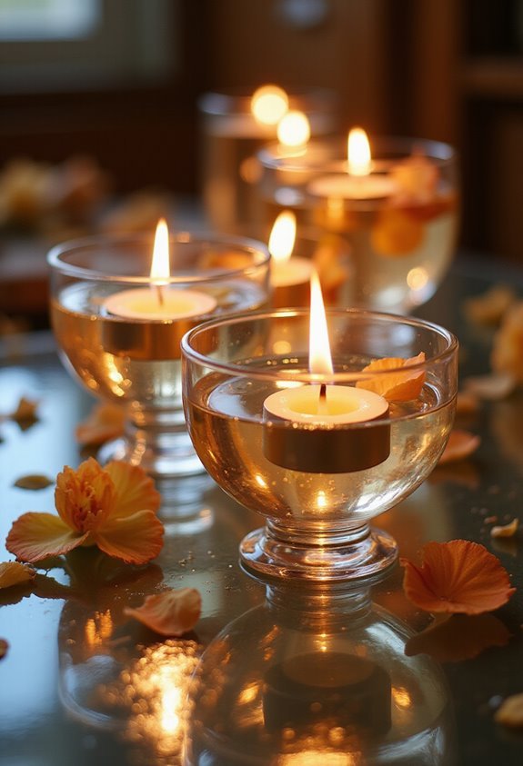 dreamy magical foolproof candle arrangement