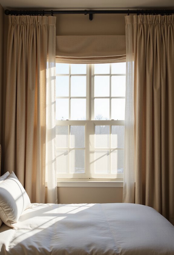 dress up your bedroom windows