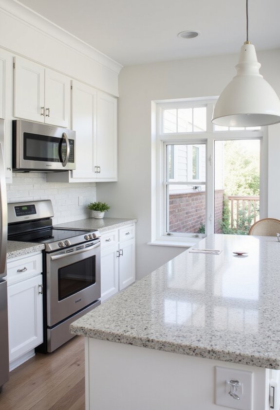 durable low maintenance countertop choices for guests