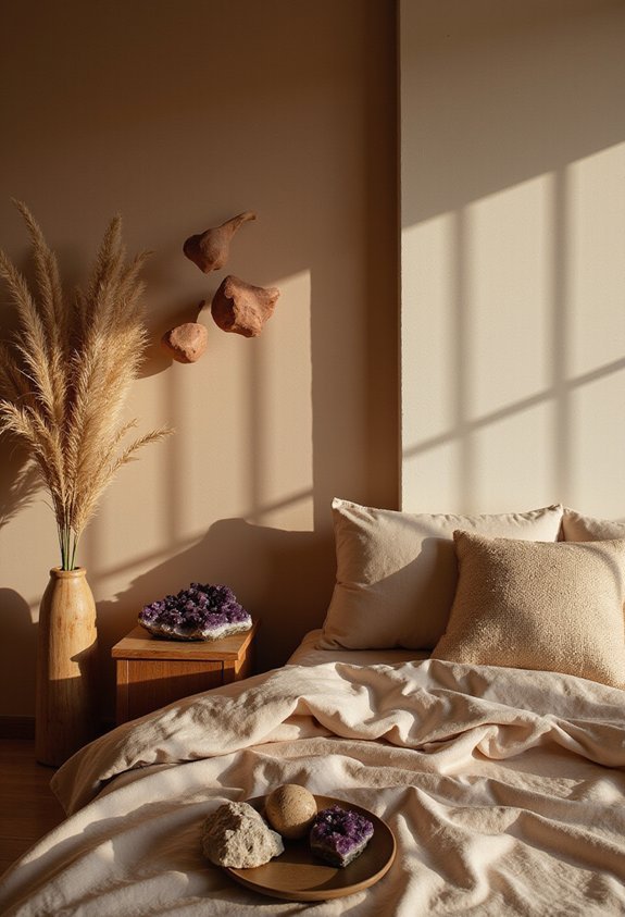 earthy luminous tranquil harmonious