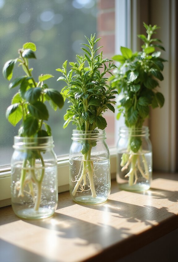 economical easy herb propagation method