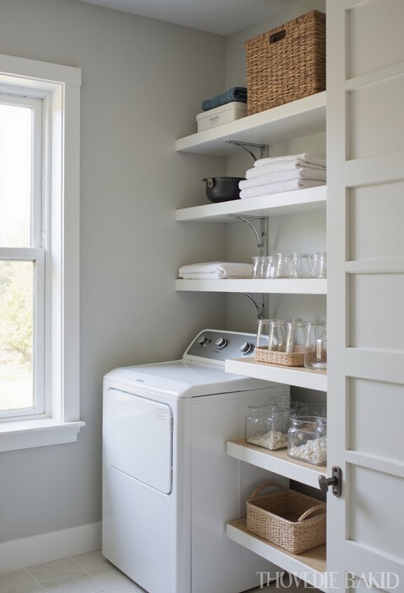 efficient laundry room organization