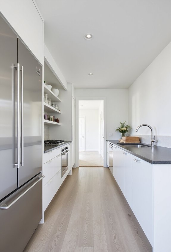 efficient streamlined open smart kitchen