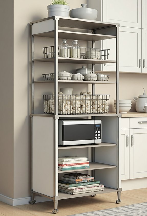 efficient vertical microwave storage solutions