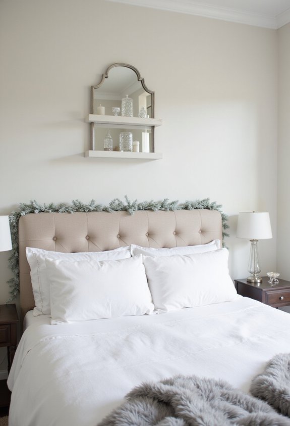 elegant serene minimalist holiday decor