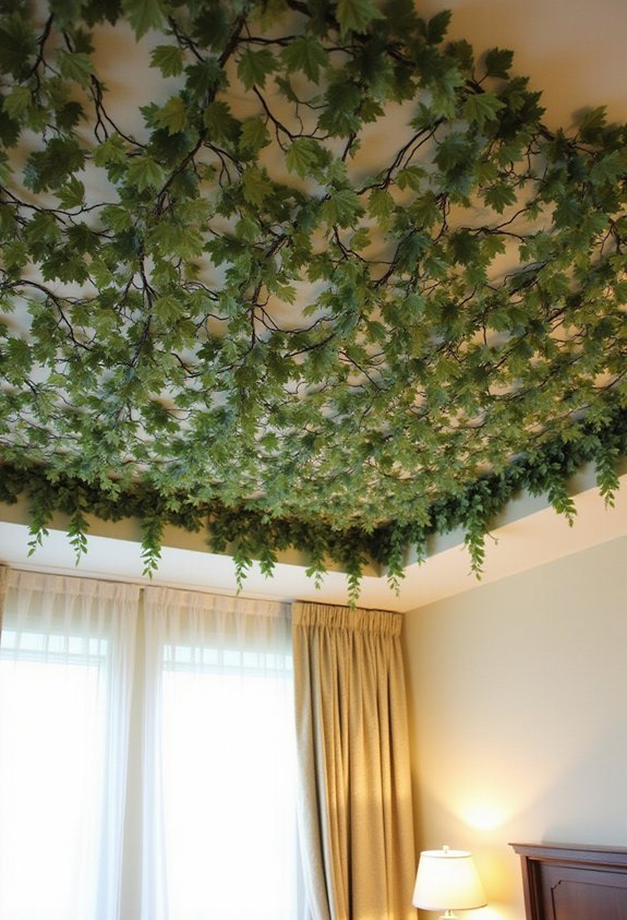 enchanting botanical overhead canopy