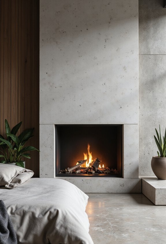 feature wall fireplace centerpiece