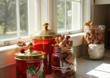 festive functional kitchen display spaces