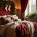 festive holiday bedroom decoration ideas