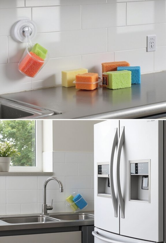 flexible airtight budget friendly non drip sponge holders