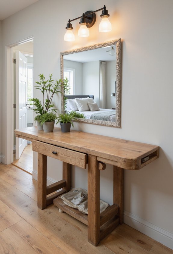 flexible extendable compact console tables