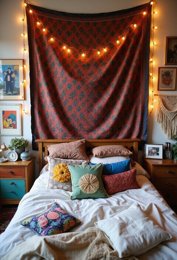 flexible focal textured personalized headboard