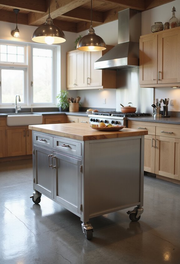 flexible mobile reconfigurable kitchen islands