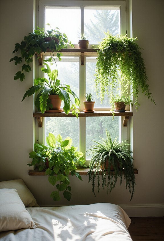 flexible natural customizable verdant window decor